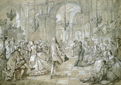 Un bal masqué - Charles Joseph Natoire